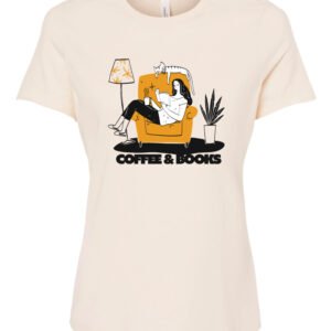 Savor the perfect blend of caffeine and captivating stories with our "Caffeine & Chronicles Book Shirt: An Afternoon Tale" tee in Heather Natural.