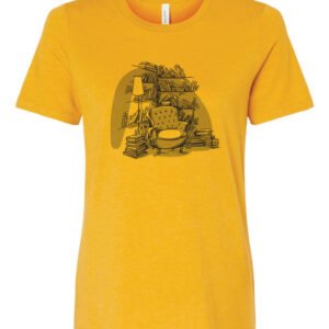 Embrace the serenity of reading in your private sanctuary with our "Cozy Reading Book Shirt: A Haven of Serenity" tee in Heather Mustard.