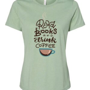 Unite your love for books and coffee with our "A Book Lover Blend" tee in Heather Sage.