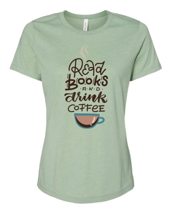 Unite your love for books and coffee with our "A Book Lover Blend" tee in Heather Sage.